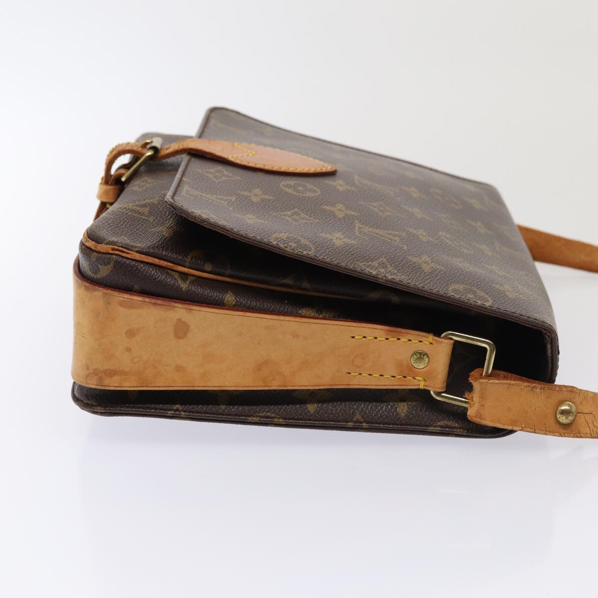 LOUIS VUITTON Monogram Cartouchiere GM Shoulder Bag M51252 LV bs16121