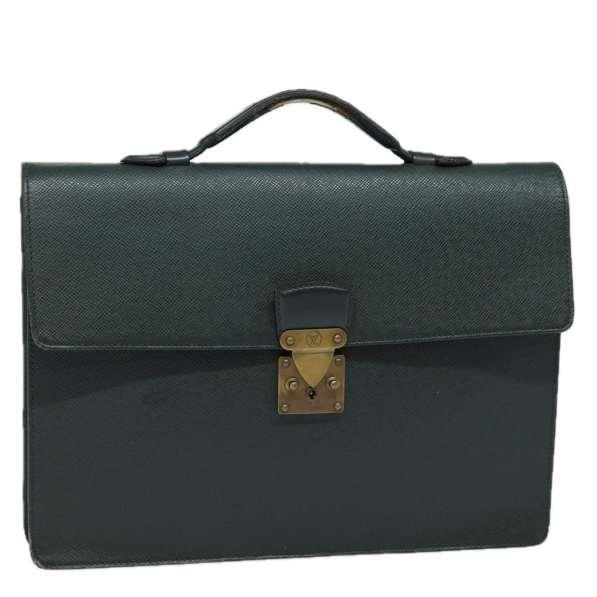 LOUIS VUITTON Taiga Serviette Kourad Business Bag Epicea M30074 LV bs16133