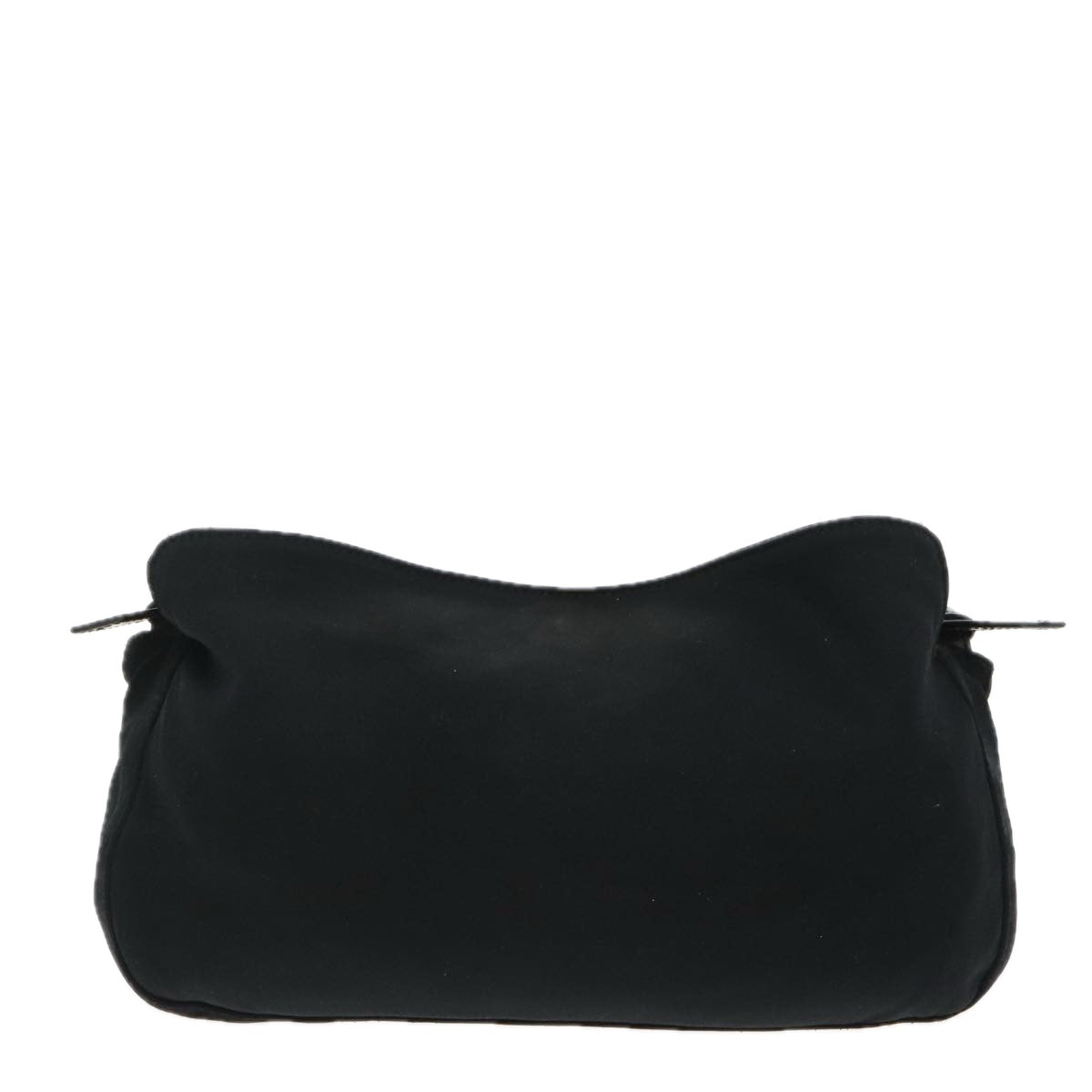 FENDI Shoulder Bag Nylon Black Gold Silverbs20145