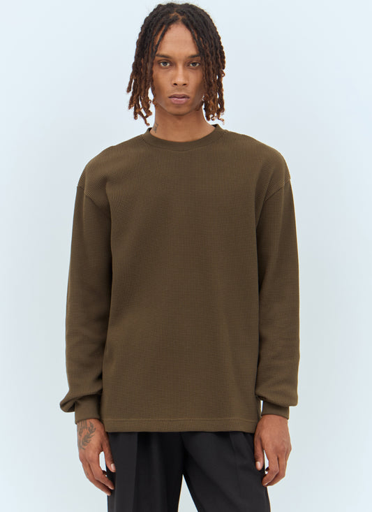 Burberry Men Ekd Waffle Knit Top