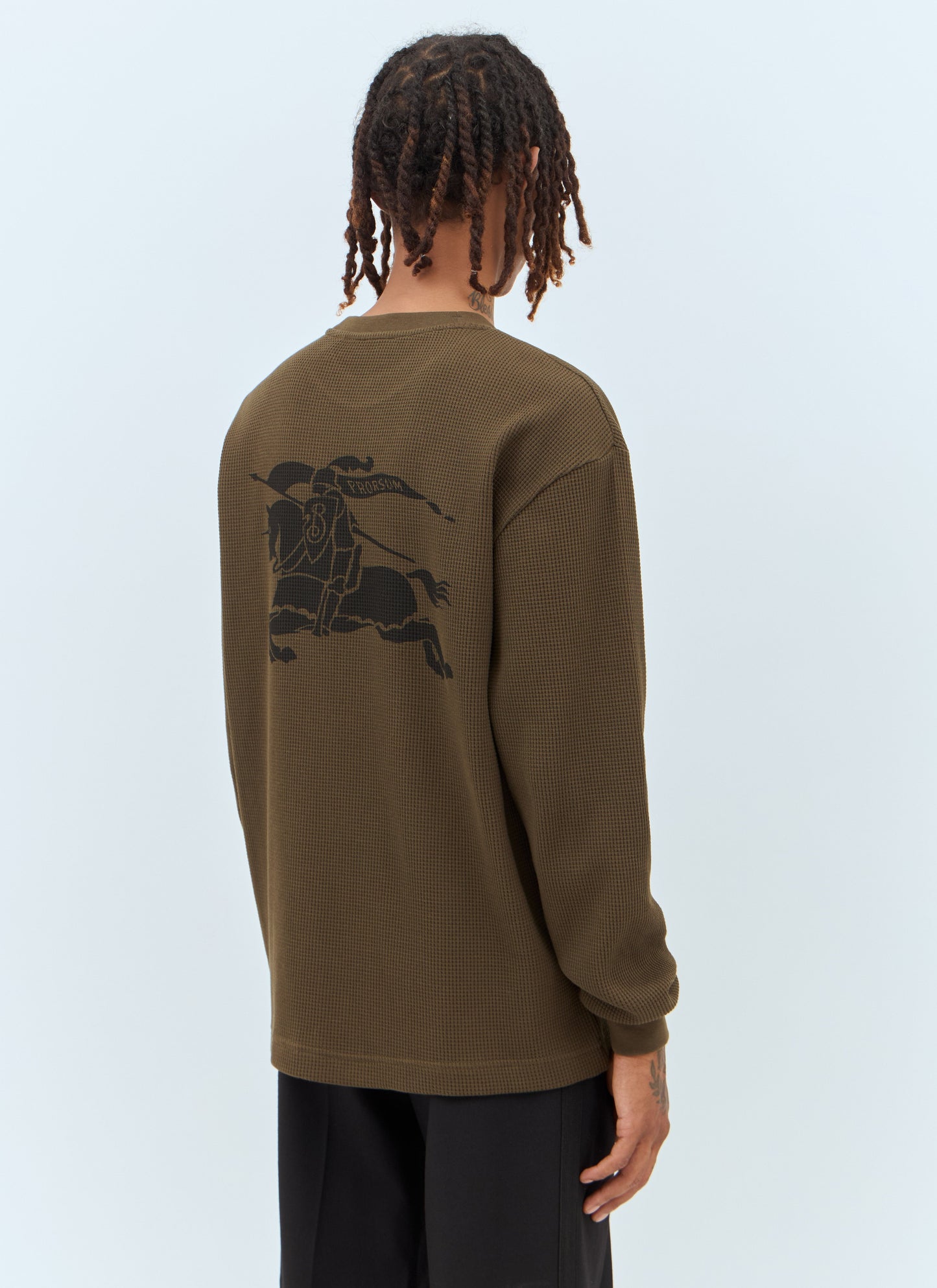 Burberry Men Ekd Waffle Knit Top