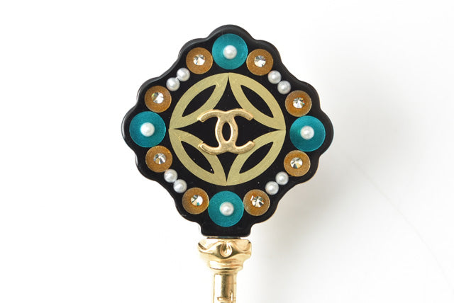 Chanel Brooch Key Motif Coco Mark