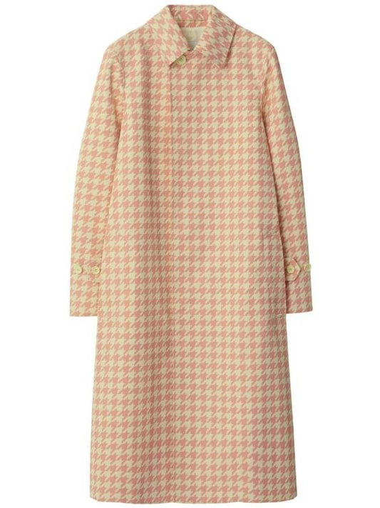 Burberry check pattern long coat 8083023