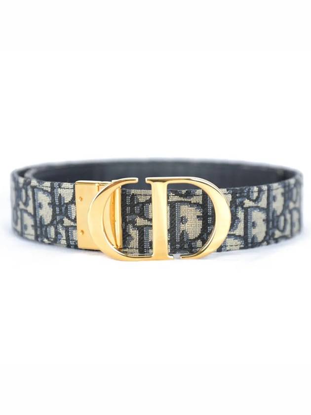 30 Montaine Reversible Leather Belt Dior