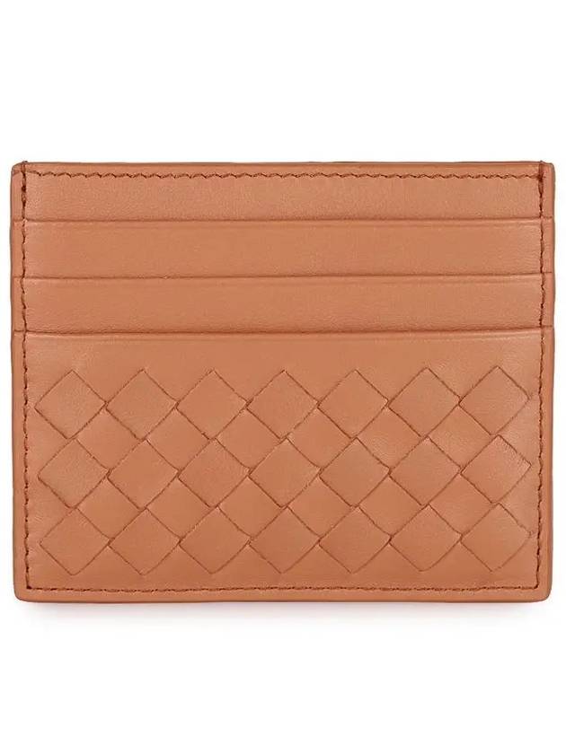 Bottega Veneta Intrecciato Card Wallet Orange
