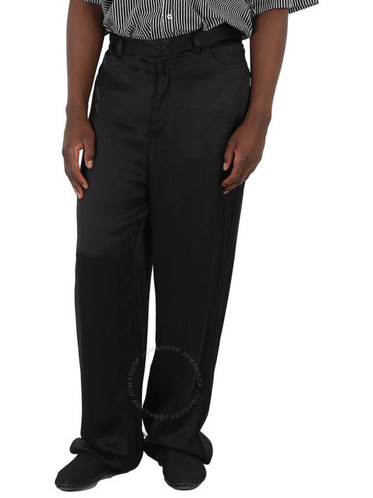 Balenciaga Balenciaga Men's Black 5-Pocket Fluid Tailored Trousers, Brand Size 46 (Waist Size 30")