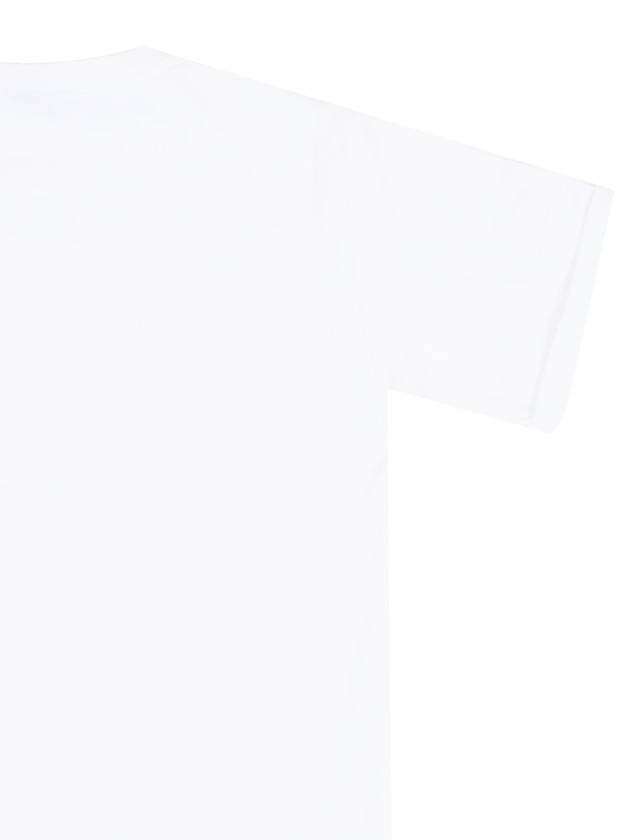 Saint Laurent Rive Gauche Short Sleeve T-Shirt White