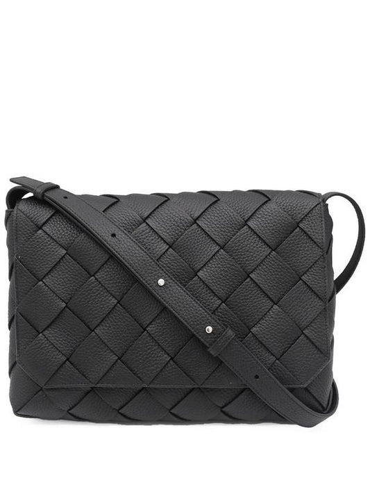 Bottega Veneta Diago Large Cross Bag Black