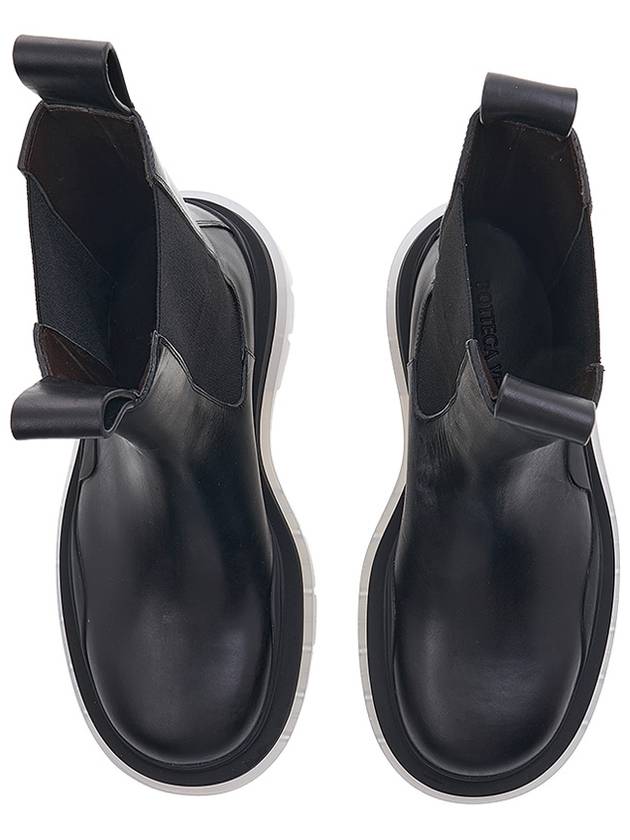 Bottega Veneta Tire Chelsea Boots Black