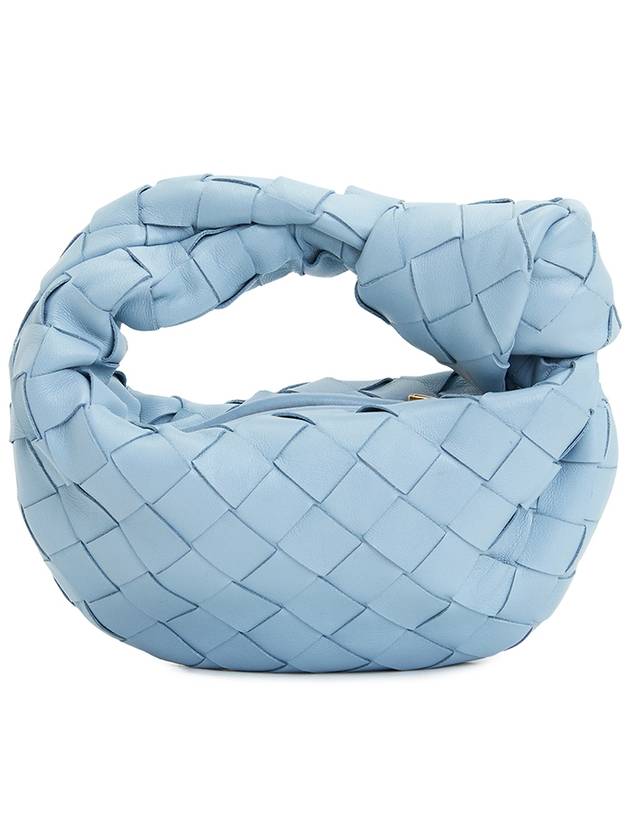 Bottega Veneta Candy Jodie Intrecciato Tote Bag Light Blue