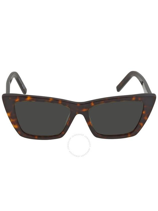 Saint Laurent Saint Laurent Grey Cat Eye Ladies Sunglasses SL 276 MICA 002 53