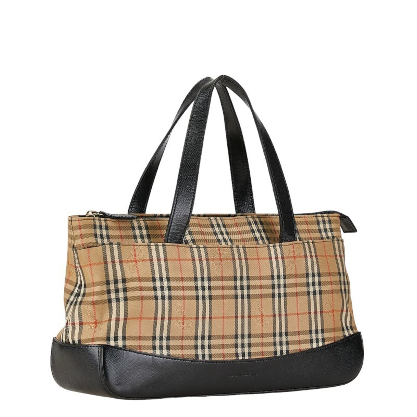 Burberry   Nylon Leather Handbag Tote Bag ()