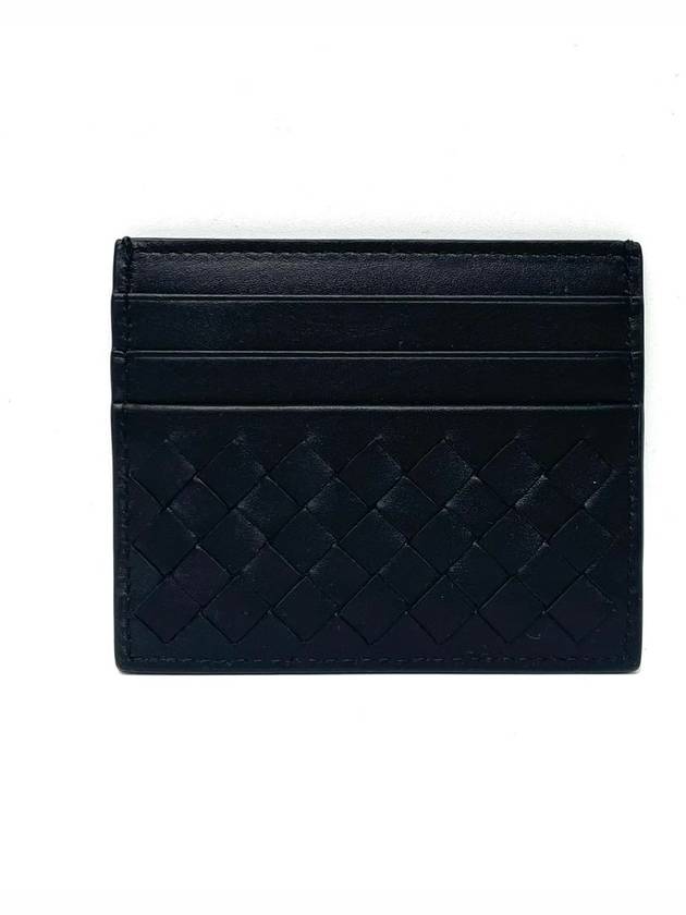 Bottega Veneta Intrecciato Classic Card Wallet Black