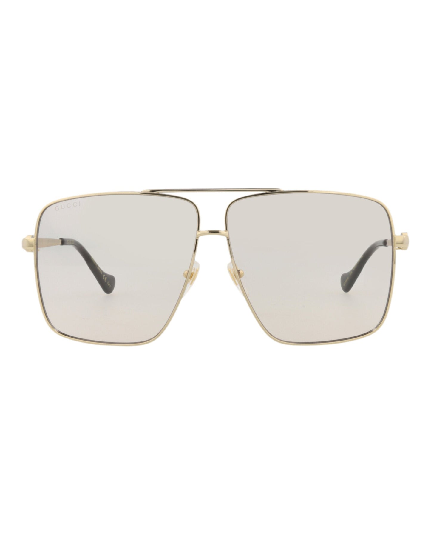 Aviator-Frame Metal Sunglasses