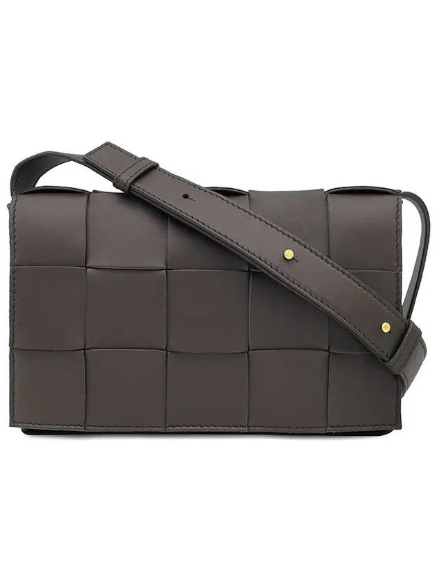 Bottega Veneta Intrecciato Cassette Cross Bag Fondente