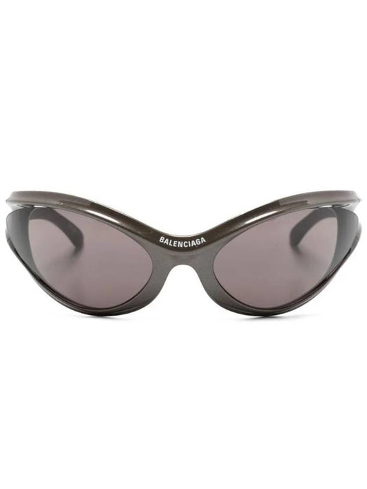 Balenciaga Eyewear Dynamo Wrap Oversized Frame Sunglasses BB0317S003