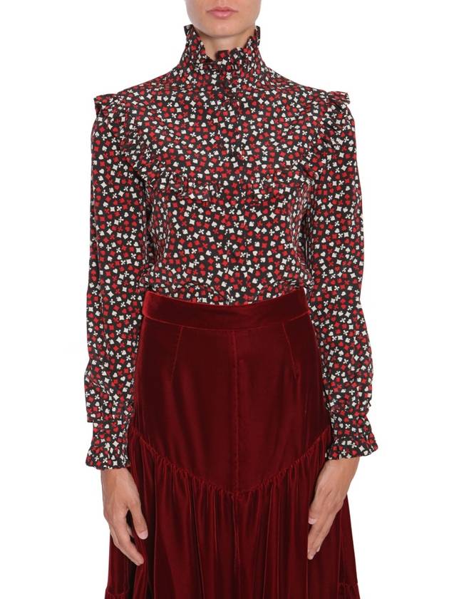 Saint Laurent 16 Stand Up Collar Blouse 436947Y879N1096 B0040167959