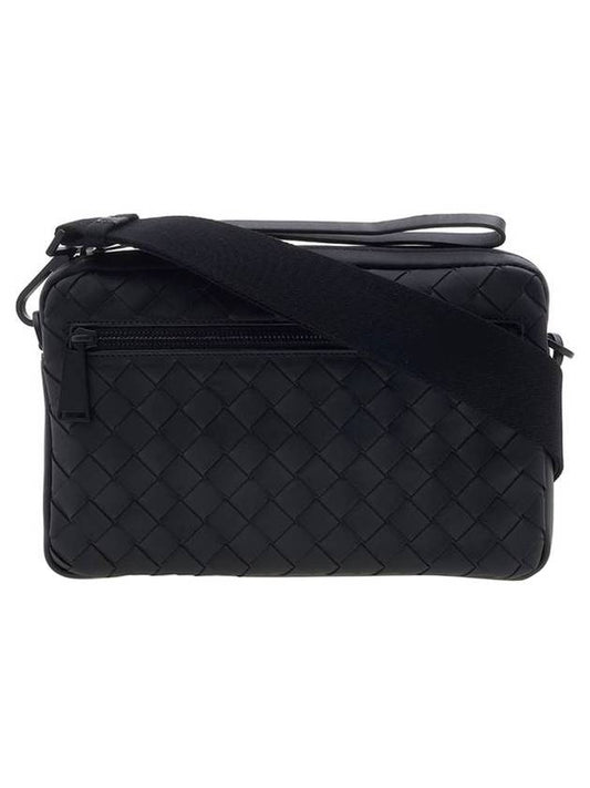 Bottega Veneta Intrecciato Cross Bag Black