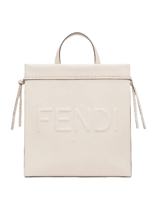 Fendi Go To Shopper Medium Tote Bag Beige