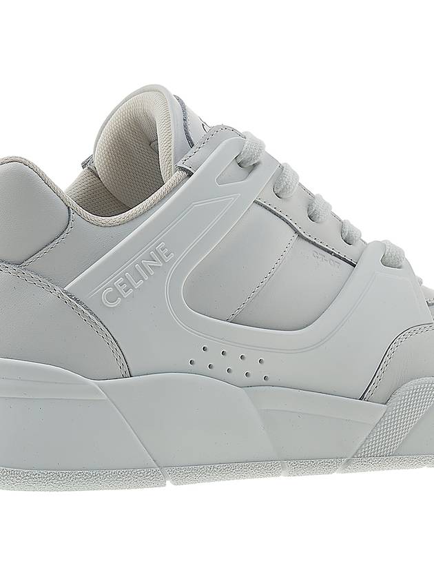 CELINE CT 07 Calfskin Low Top Sneakers White