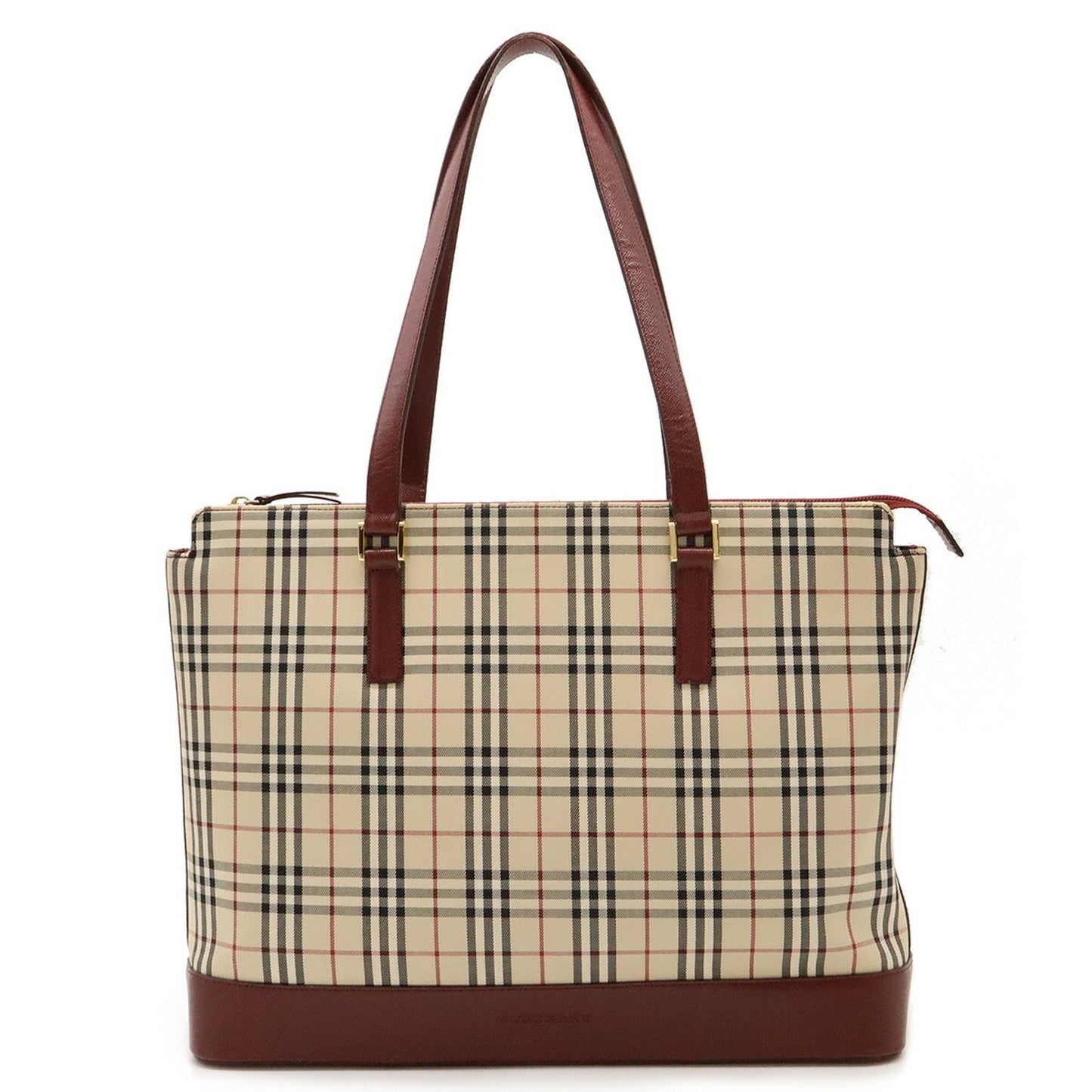 Burberry   Canvas Leather Shoulder Bag Tote Bag ()