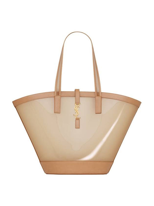 Saint Laurent Panier Medium Tote Bag Oatmilk