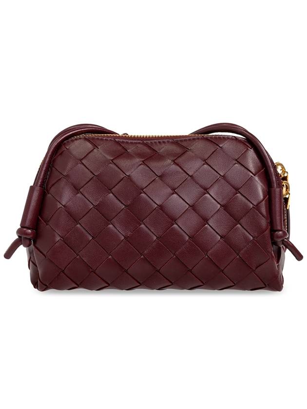 Bottega Veneta Bottega Veneta Leather Shoulder Bag, Women's, Burgundy