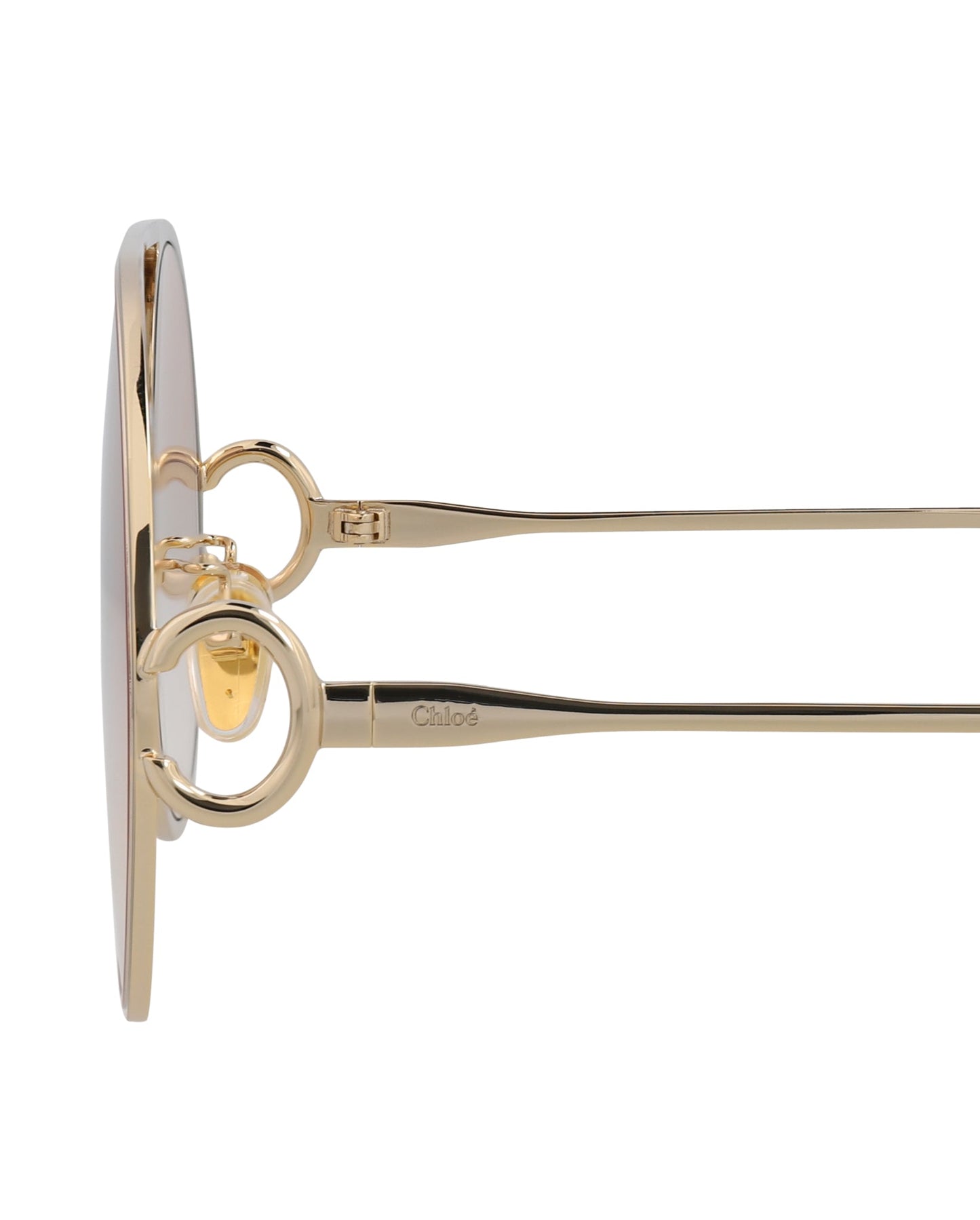 Aviator-Frame Metal Sunglasses