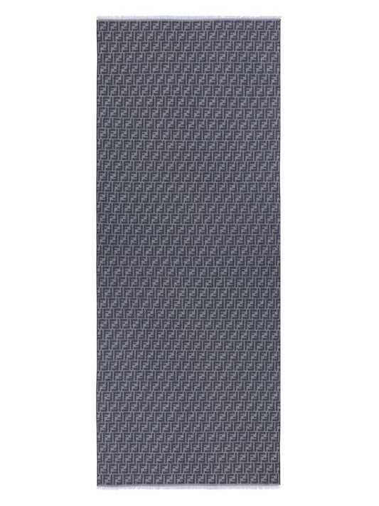 Fendi FF Jacquard Scarf Blue