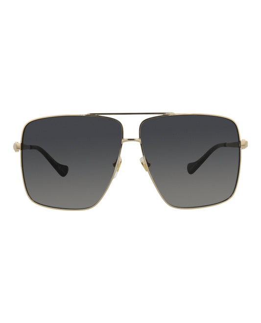 Aviator-Style Metal Sunglasses