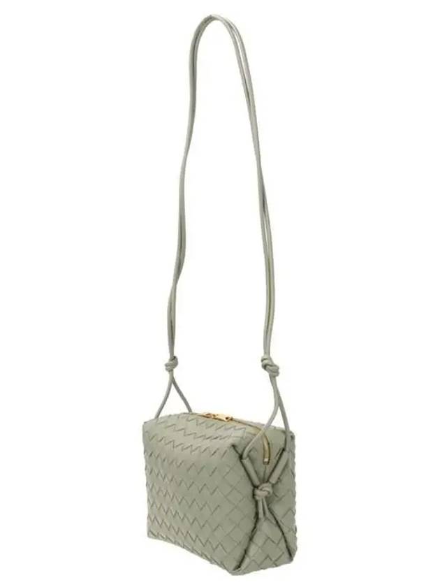 Bottega Veneta Loop Camera Small Cross Bag Travertine