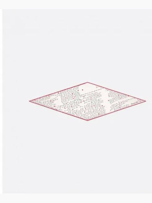 Amour Diamond Scarf White Dior