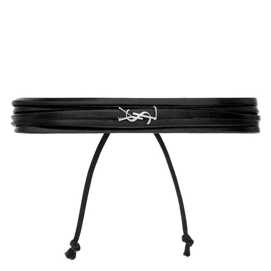 Saint Laurent Men Cassandre Multi-Strand Bracelet