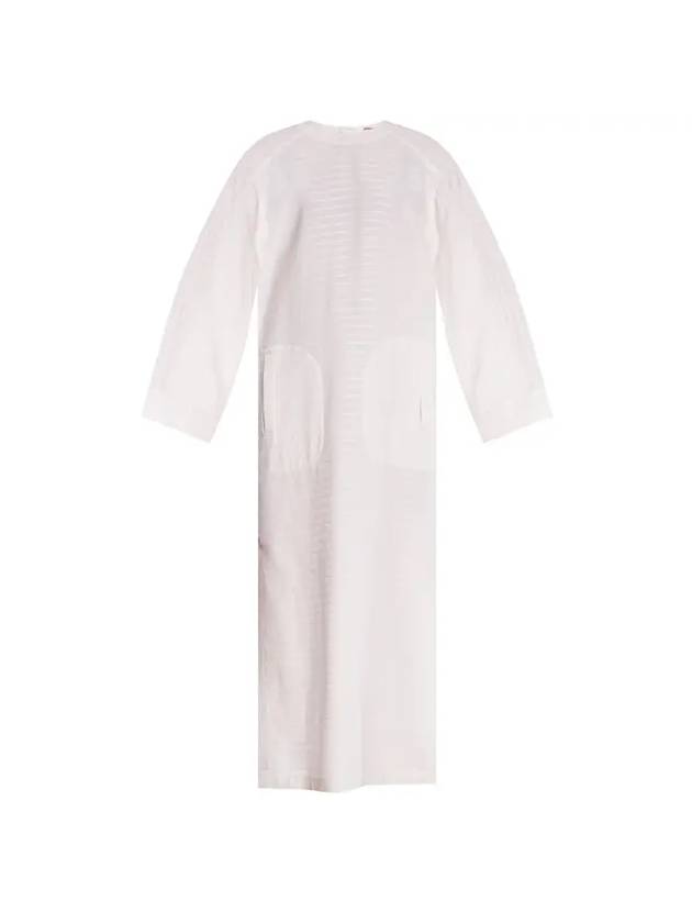 Saint Laurent Women's Long Sleeve Maxi Long Dress