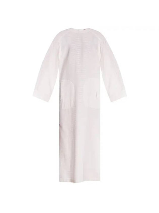 Saint Laurent Women's Long Sleeve Maxi Long Dress