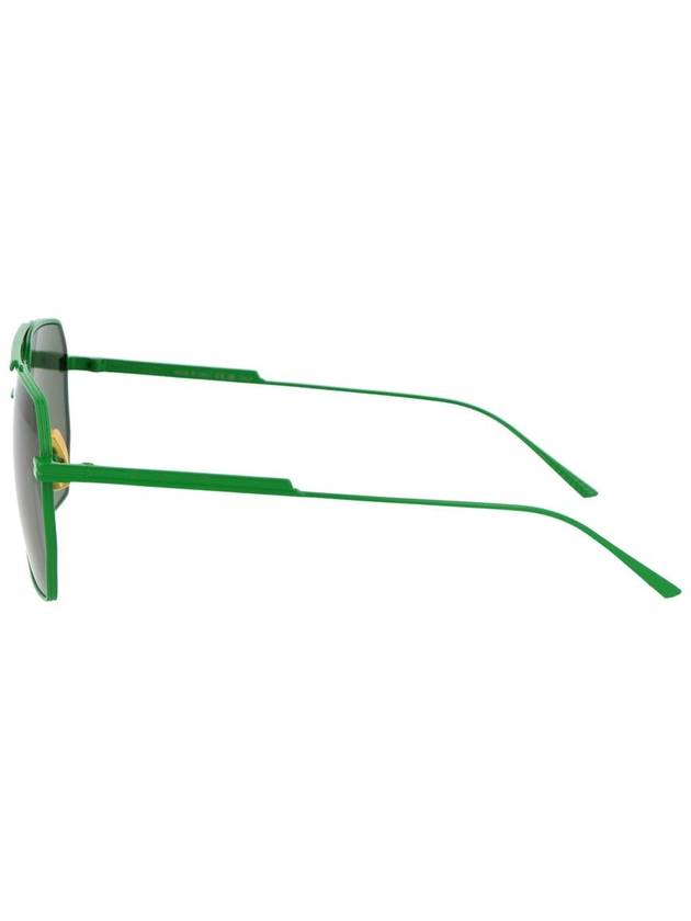 Bottega Veneta Eyewear Boeing Square Sunglasses Green