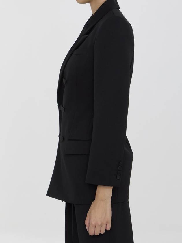 Saint Laurent Tuxedo Jacket In Grain De Poudre