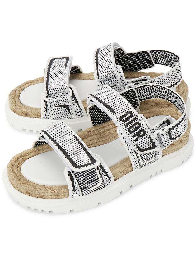 Act Technical Mesh Rubber Sandal White Dior