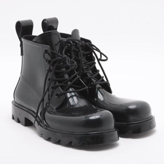 Bottega Veneta  Laver Boots 41 Men Black Race Up Replacement  Damaged Box Cover