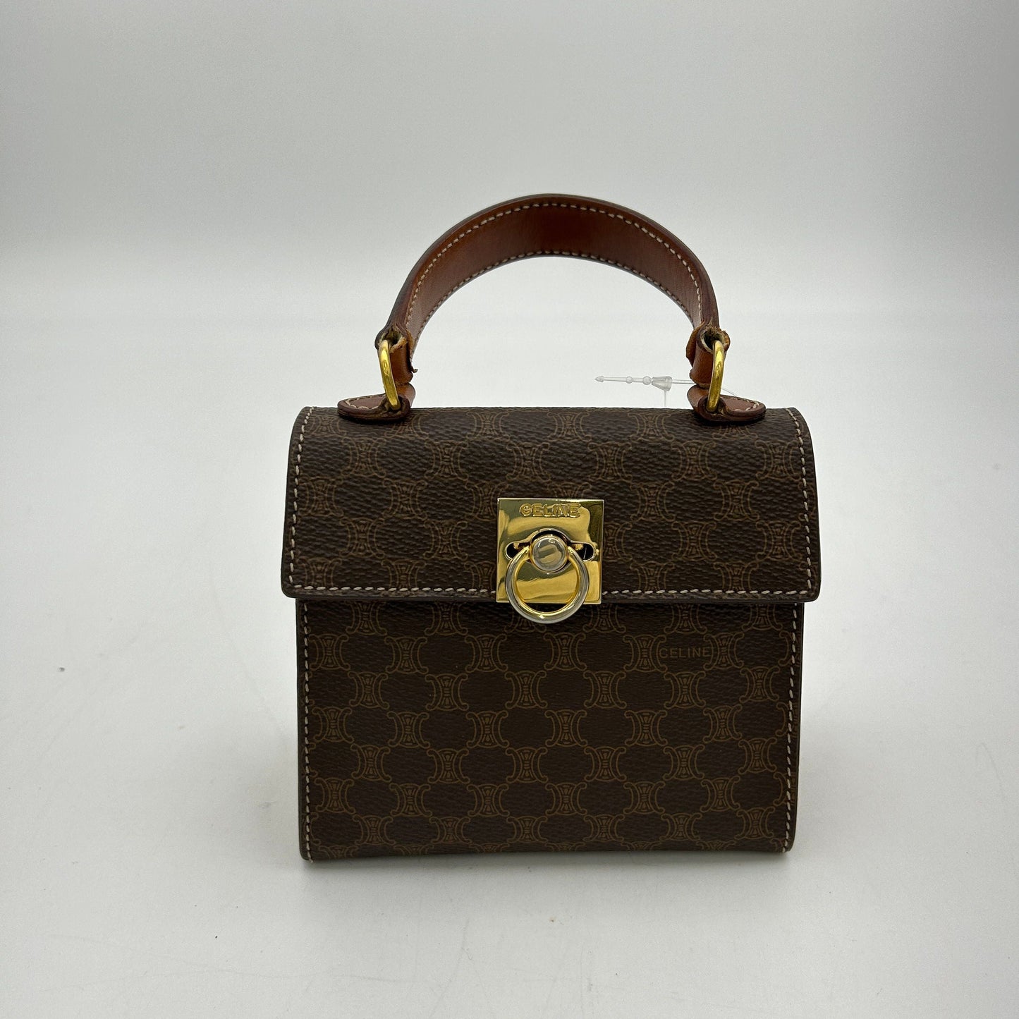 CELINE Macadam Gancini Two-way Small Handbag Shoulder bag IT2IZX4TDEWX