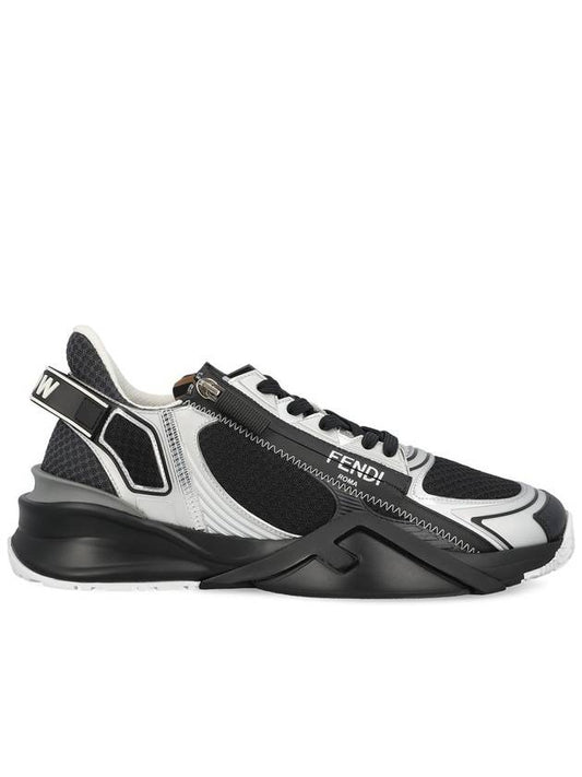Fendi Technical Mesh Running Low-Top Sneakers Black