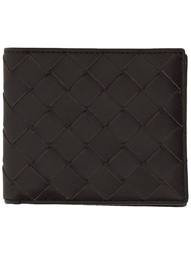 Bottega Veneta Intrecciato Bifold Half Wallet Fondant