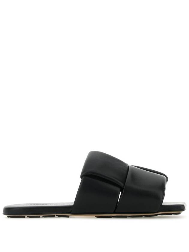 Bottega Veneta Men's Patch Mule Slippers Black