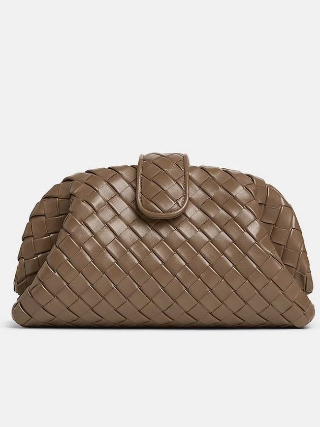 Bottega Veneta Teen Lauren 1980 Chain Clutch Bag Pinecone
