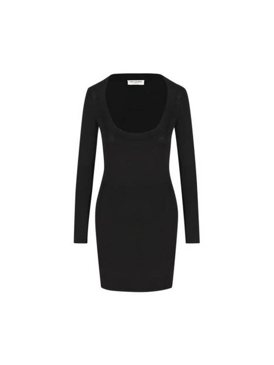 Saint Laurent Midi One Piece 782641Y76EO1000 P24 BLACK