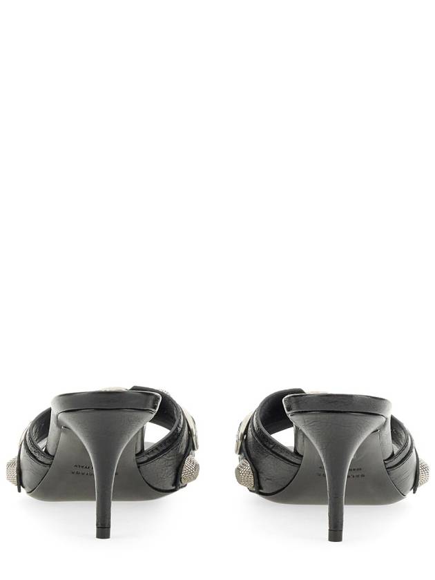 Balenciaga Cagole Sandal Heels Black