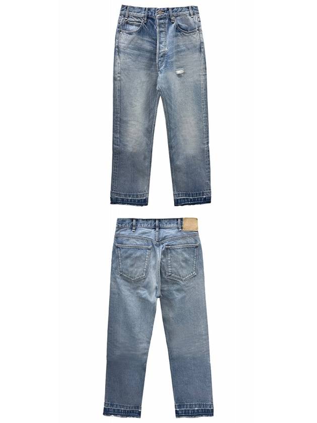 CELINE Wesley Zuma Wash Denim Jeans Blue