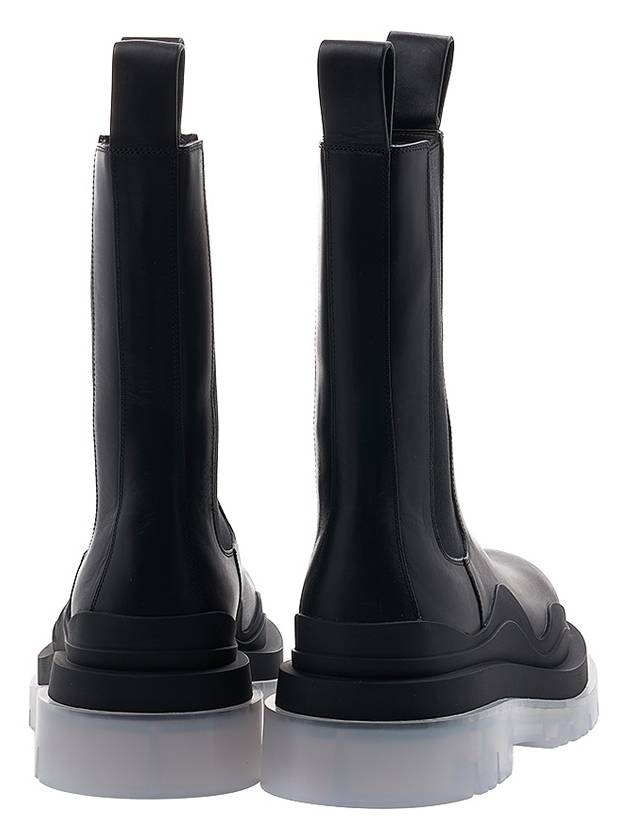Bottega Veneta Tire Chelsea Boots Black