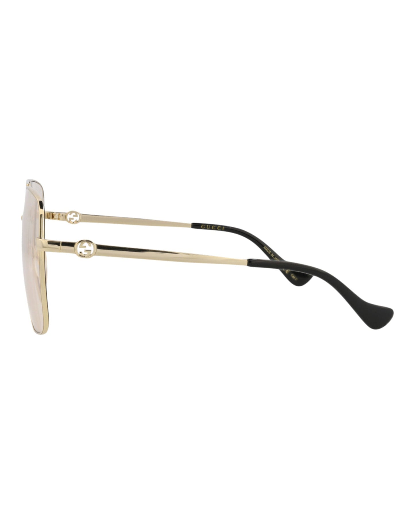 Aviator-Frame Metal Sunglasses