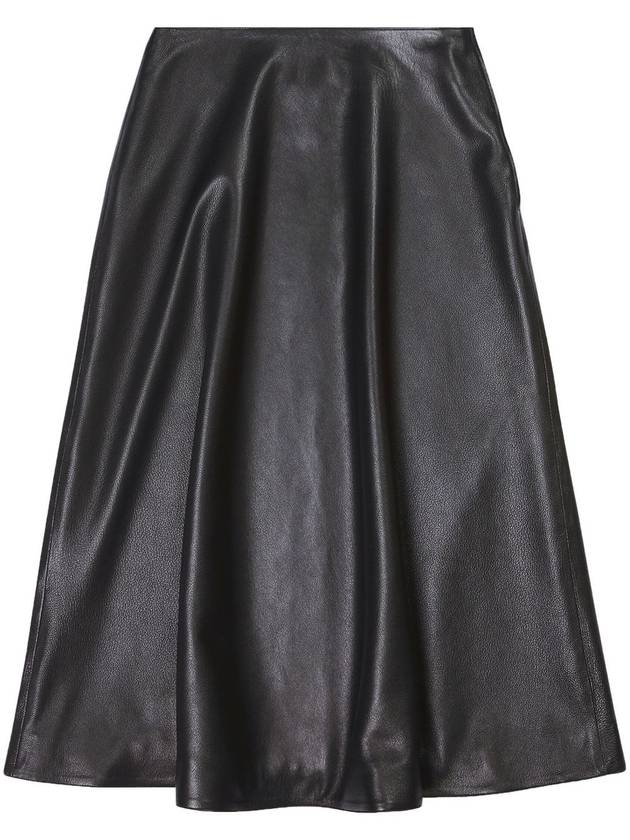 Balenciaga Women's Mid Waist A-Line Skirt Black